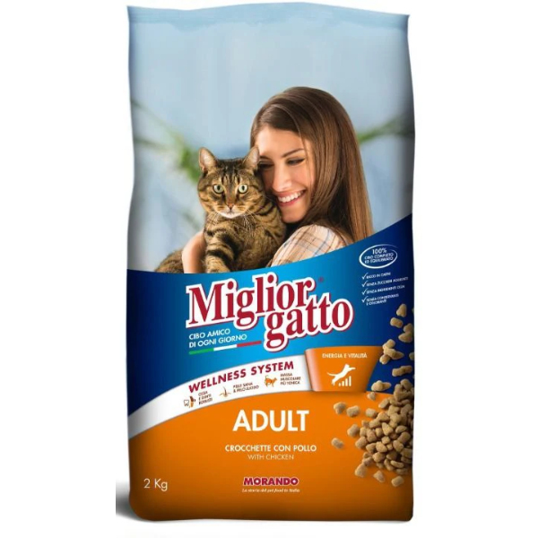 MIGLIOR GATTO POLLO/TACC/VER 2KG