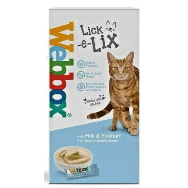 Webbox Lick e Lix with Milk and Yoghurt x7