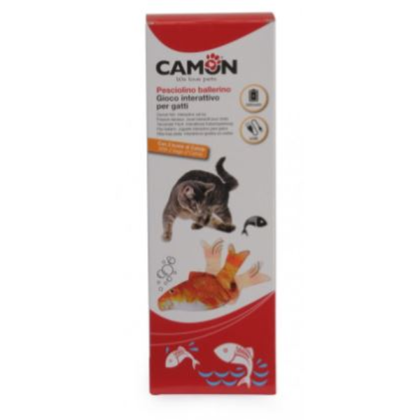 FLIPPING FISH 'D' CAT TOY