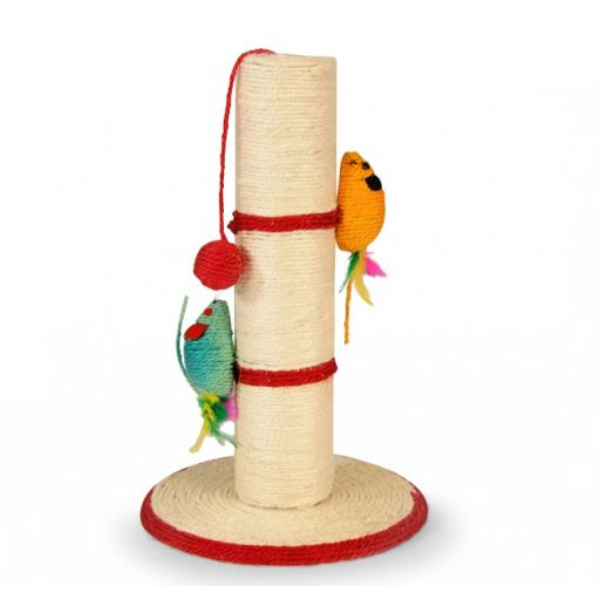 CAT SCRATCHER W/MICE