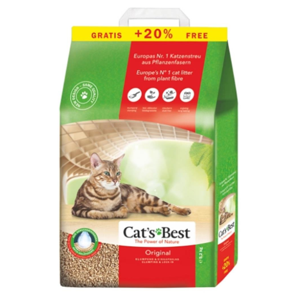 CAT'S BEST LITTER ORIGINAL 10L+2L FREE