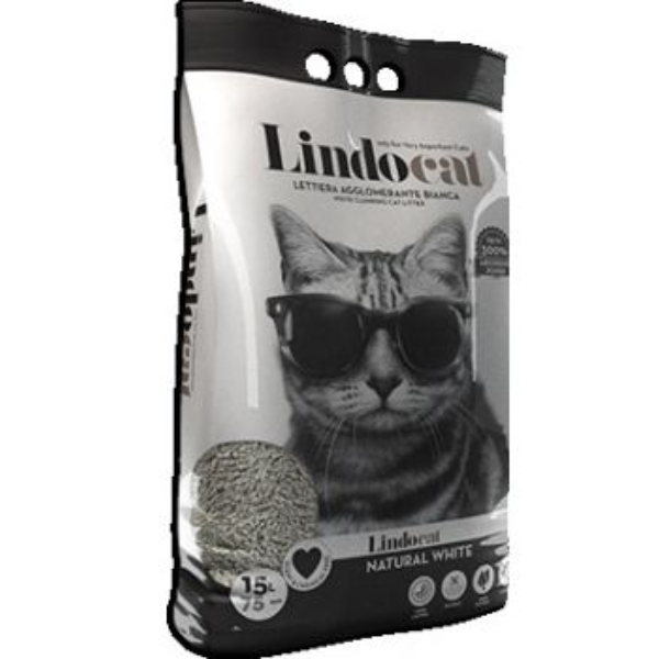 LINDO CAT NATURAL WHITE 15 LITRE