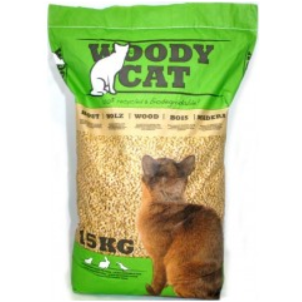 WOODYCAT LITTER 25LT 15KG