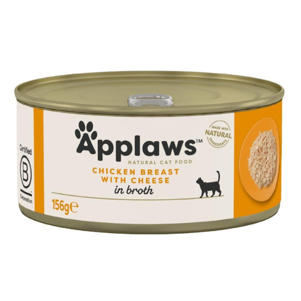 APPLAWS CAT TIN CKN FLK&CHS 70Gr