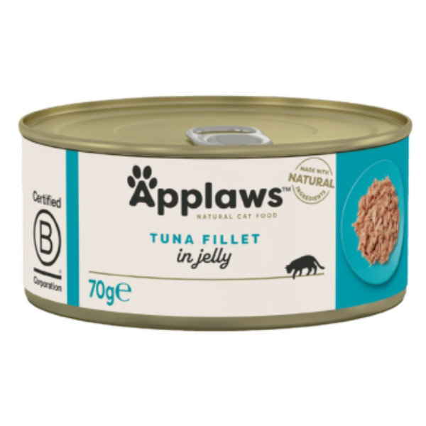 APPLAWS CAT TIN JLY TUNA FILLET 70GR