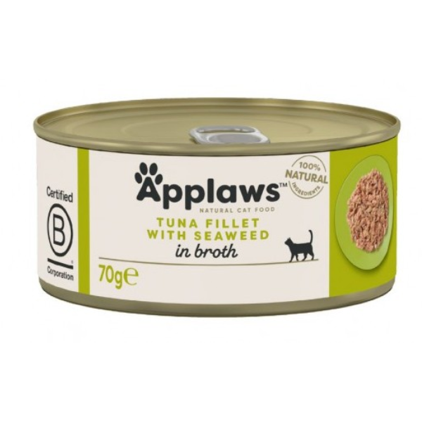 APPLAWS CAT TIN TUN SEAWD 70g