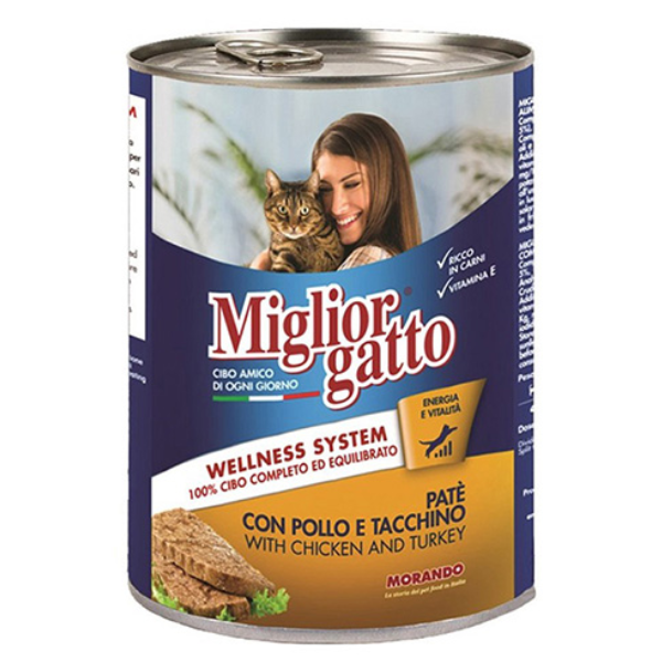 MIGLIOR GATTO PATE POL/TA 400G