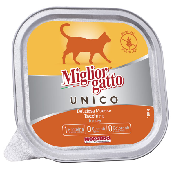MIGLIOR GATTO UNICO 100% TURKEY 85G