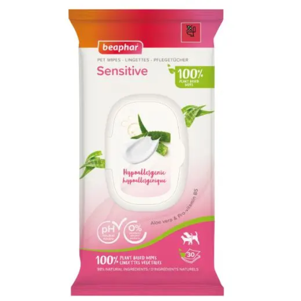 BEA PET WIPES SENSITIVE 30PCS