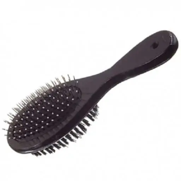 WOOD DOUBLE BRUSH 220X55MM