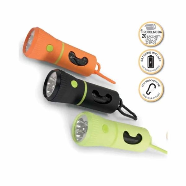 POOP BAG HOLDER W/TORCH