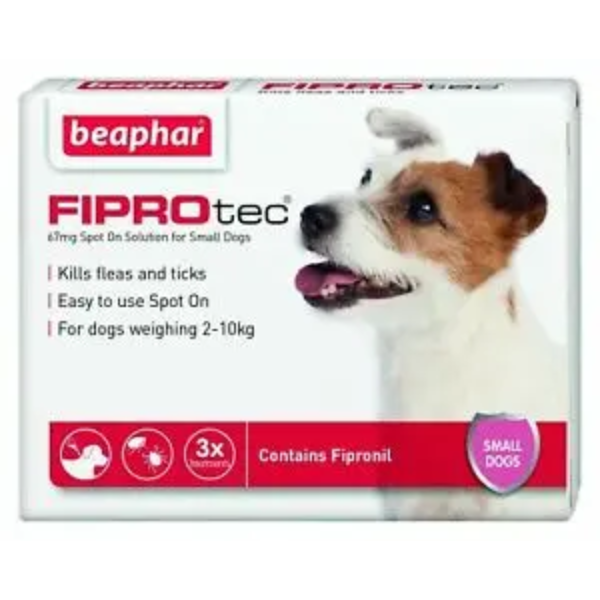 BEAPHAR FIPROTEC DOG SMALL 67MG X 3