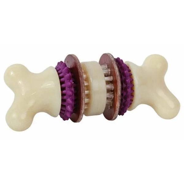 BUSY BUDDY BRISTLE BONE RAWHIDE LARGE