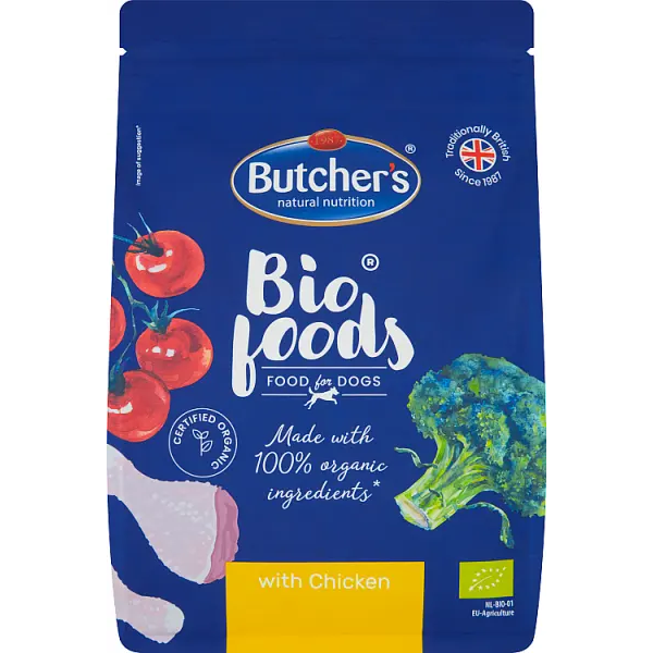 BUTCHER'S DOG BIO FOODS CHICKEN DRY 800G