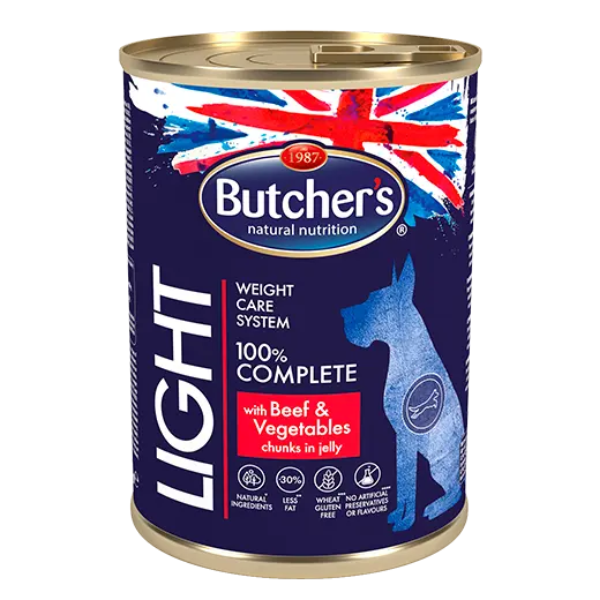 BUTCHER'S LIGHT BEEF AND VEG 400G
