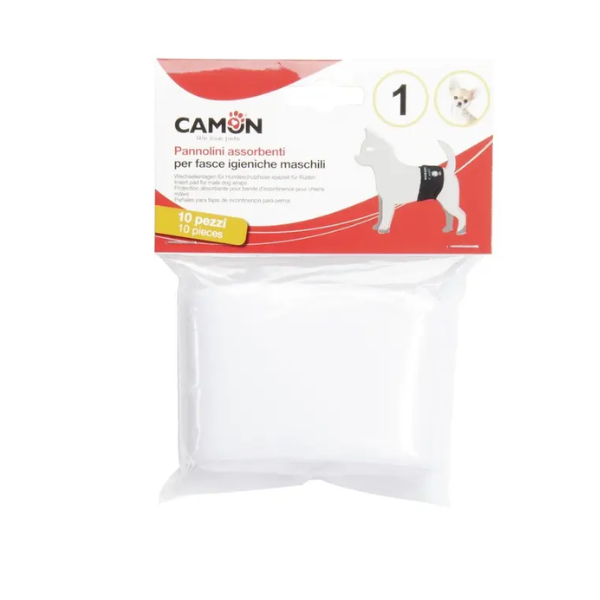 ABSORBANT PADS F/MALE WRAPS SIZE 4