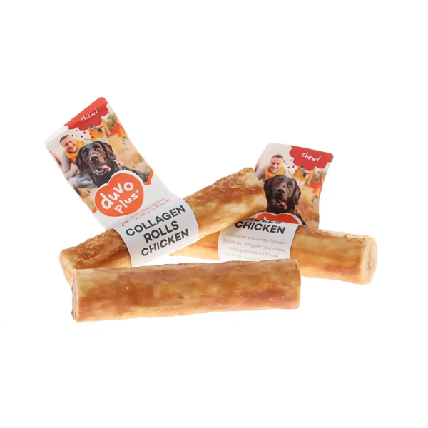 CHEW! COLLAGEN ROLLS CHICKEN MED 12.5CM