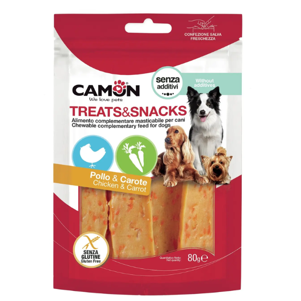 CHICKEN AND CARROT FILLETS 80G