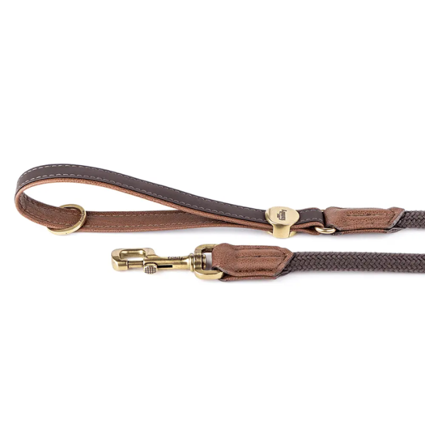 BILBAO FAUX LEATHER + CORD LEAD M 180CM