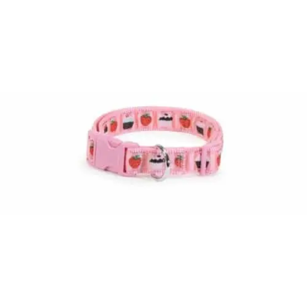PINK ADJUST.COLLAR PASTRIES 20MM