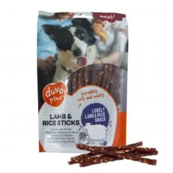 DUVO+ LAMB AND RICE STICKS 80GR