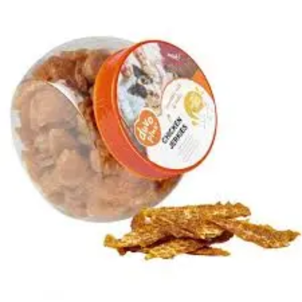 DUVO+ MEAT! CHICKEN JERKIES 500GR 42PCS