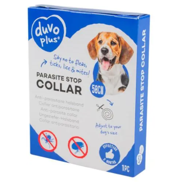 DUVO+ PARASITE STOP COLLAR DOG 60CM