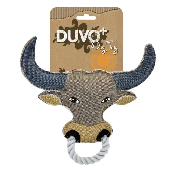 DUVO DOGTOY CANVAS BULL