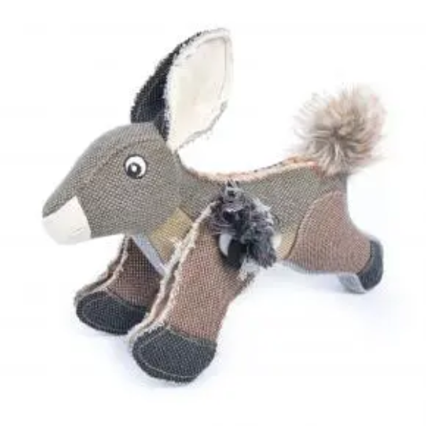 DUVO DOGTOY CANVAS RABBIT