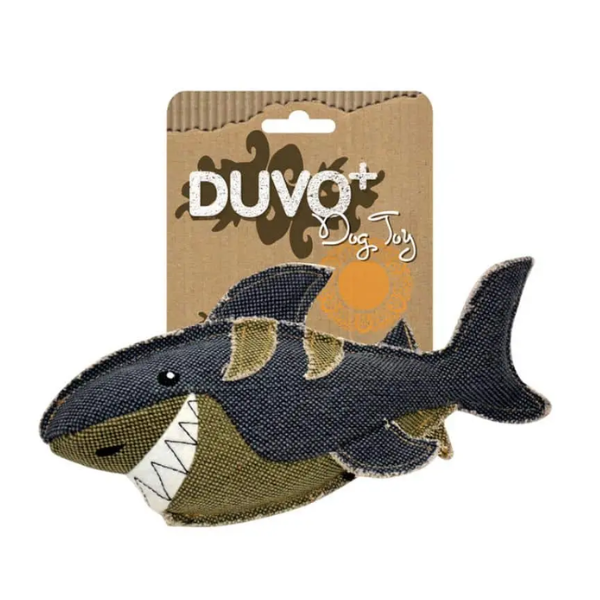 DUVO DOGTOY CANVAS SHARK