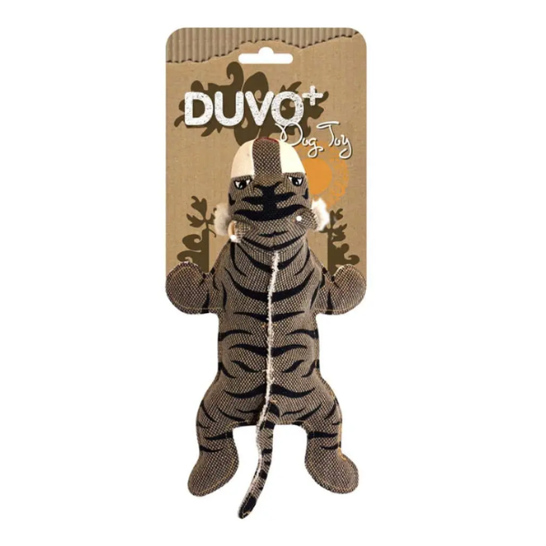 DUVO DOGTOY CANVAS TIGER