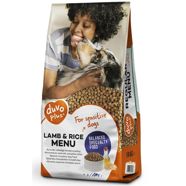 DUVO LAMB AND RICE MENU DOG 14KG
