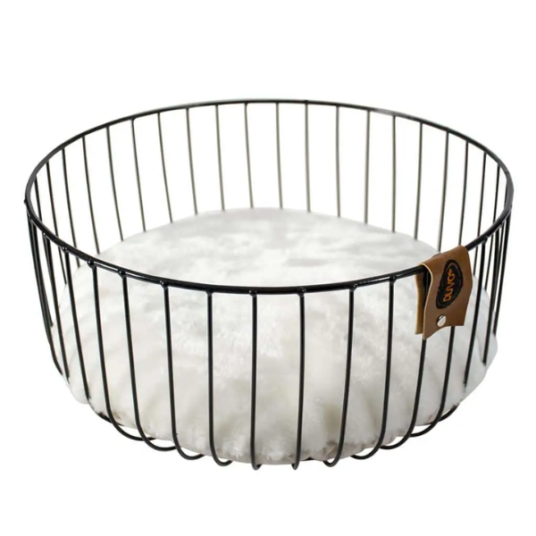 DUVO ROUND CAVIAR METAL BASKET VERTICAL