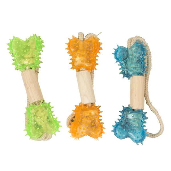 DUVO SUPA'CHEW STICK BONE W/ROPE