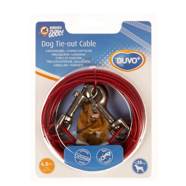 DUVO TIE OUT CABLE LIGHTWEIGHT