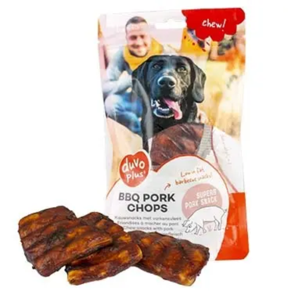 DUVO+ BBQ PORK CHOPS 8.1CM 6PCS 315GR
