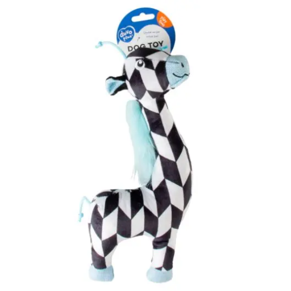 DUVO+ PLUSH GIRAFFE RETRO BLACK/WHITE