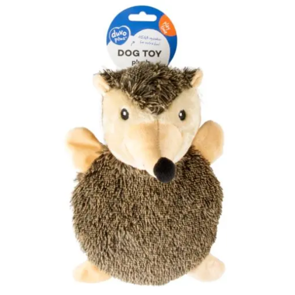 DUVO+ PLUSH HEDGEHOG MEGA SQUEAKY BLUE