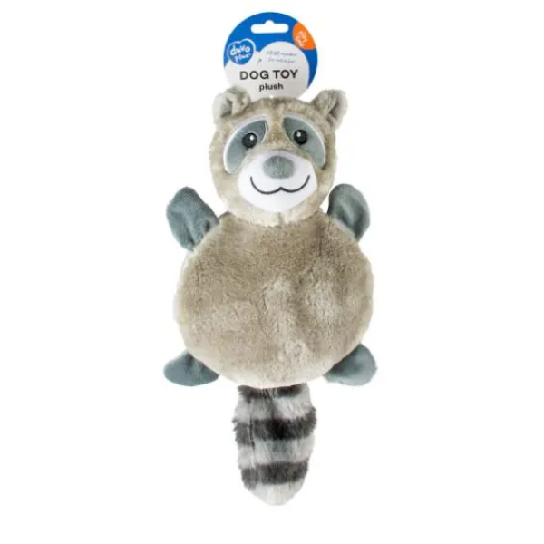DUVO+ PLUSH RACOON MEGA SQUEAKY GREY
