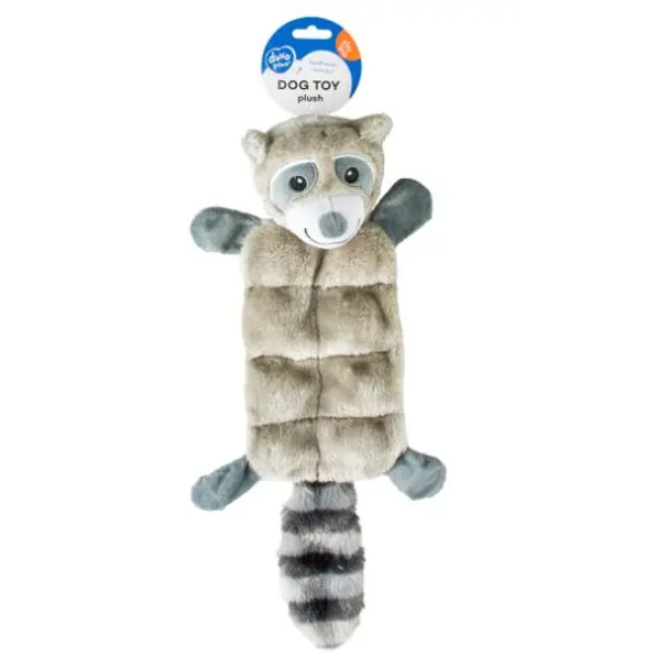 DUVO+ PLUSH RACOON SQUEAKY GREY