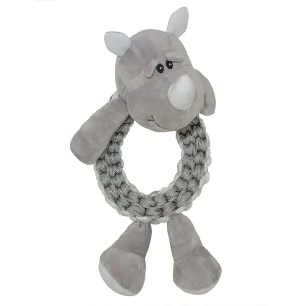 DUVO+ ZOO FRIENDS RAIN RHINO RING