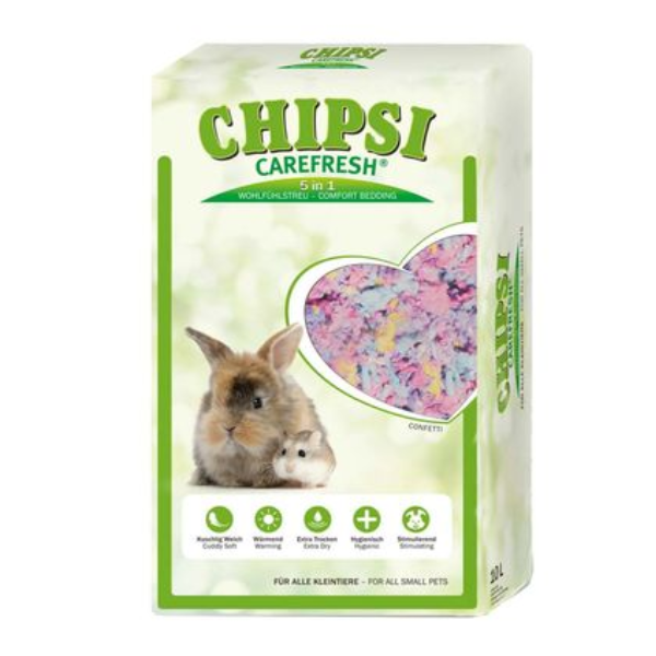 CHIPSI CAREFRESH PET BEDDING CONFETTI 10L