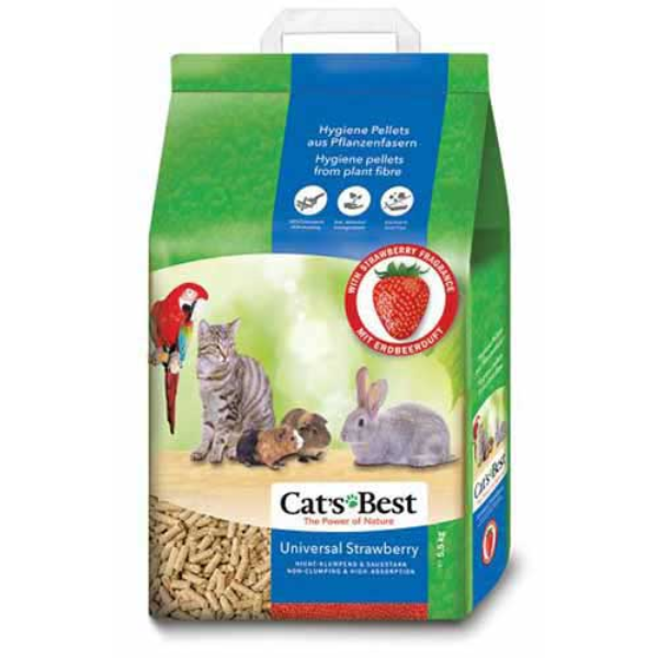 CAT'S BEST LITTER UNIVERSAL STRWBRY 5.5KG/10L