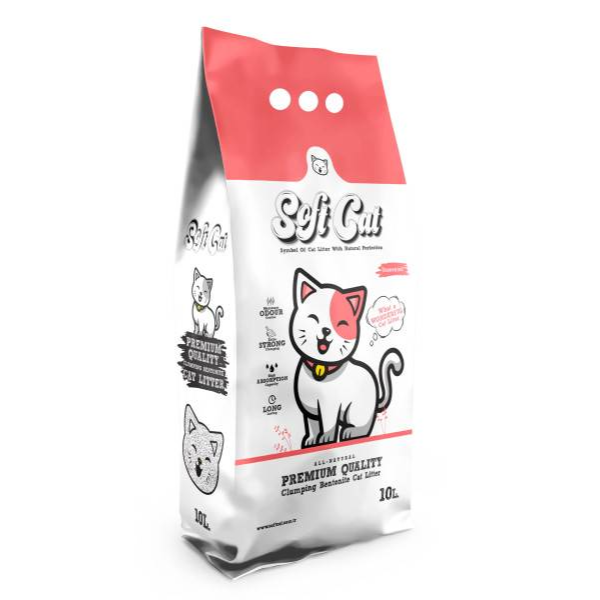 SOFT CAT LITTER WHITE CARBON 20L