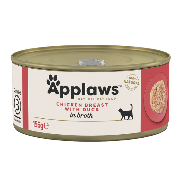 APPLAWS CAT TIN CKN DUCK 156GR