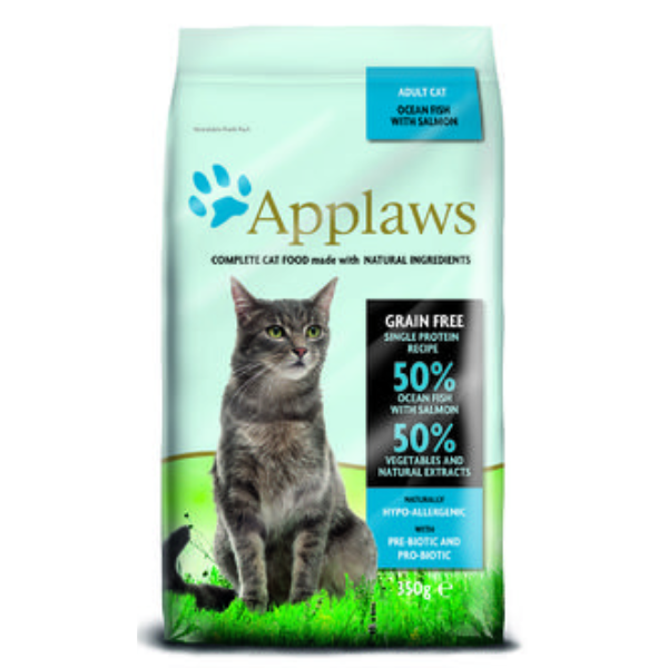 APPLAWS CAT DRY OCN FSH W/SALMON 350gr