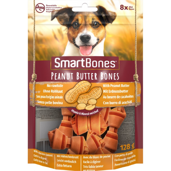 SMART BONES PEANUT BUTTER MINI CS X7PCS