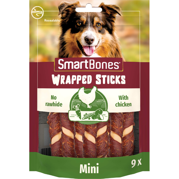 SMART BONES CHICKEN WRAP STICKS MINI