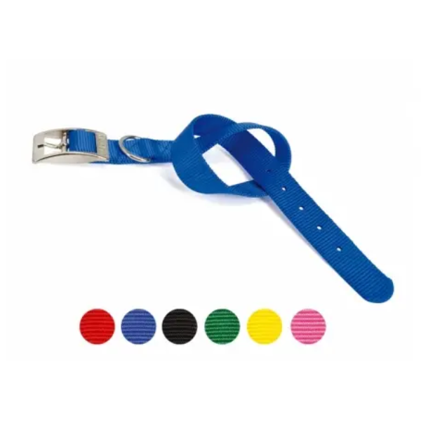 NYLON COLLAR 12X280MM YELLOW
