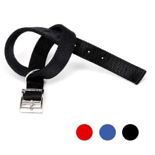 NYLON COLLAR 25X500MM BLACK